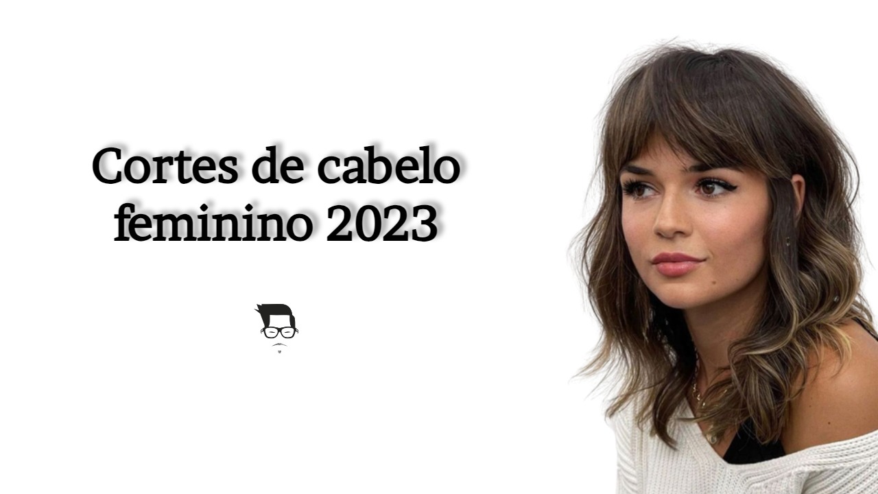 Cortes de cabelo compridos em camadas desfiadas que serão populares no  Final de Ano 2023.