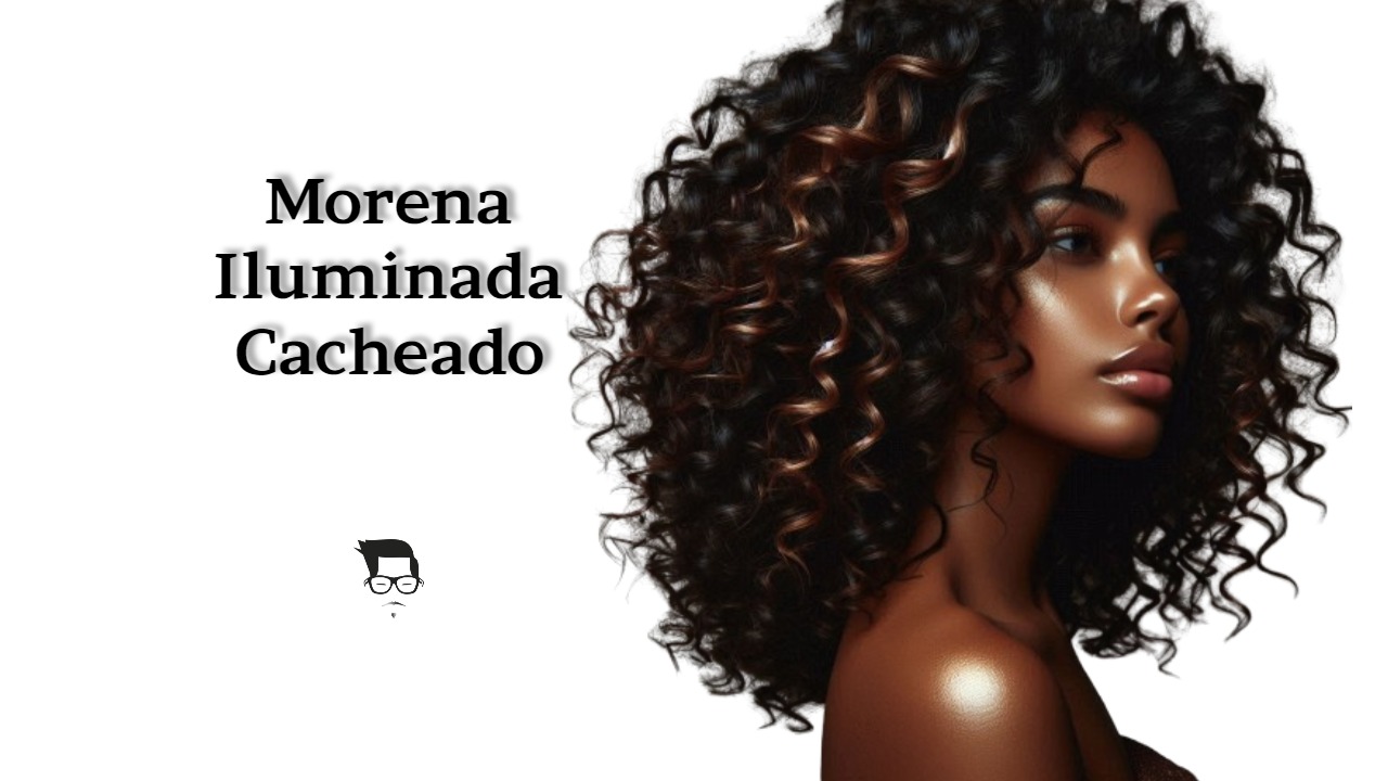 Descubra a Beleza da Morena Iluminada cabelo cacheado em pele negra -  Kioshi Sako