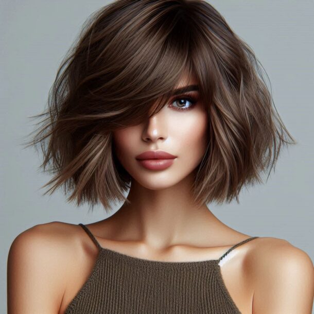Descubra As Tend Ncia De Cortes De Cabelo 2025 Fique Por Dentro Das Tendencia De Cortes De Cabelo 2025 Bob Com Franja Lateral 12 610x610